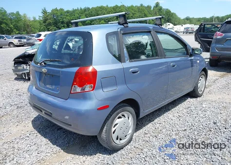 2006 Chevrolet Aveo Ls из США, поврежденный, VIN KL1TD666X6B567451